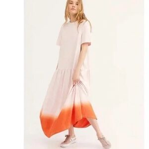 Free People Oversized Long T-shirt Dress | Size:XS (Fits like M)